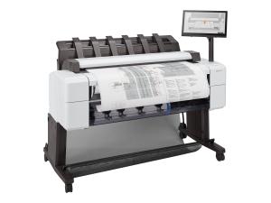 HP DesignJet T2600dr PostScript MFP - 36" imprimante multifonctions - couleur - jet d'encre - 914 x 8000 mm, 610 x 15000 mm (original) - Rouleau (91,4 cm x 91,4 m), 914 x 1219 mm (support) - jusqu'à 0.32 min/page (impression) - 2 rouleaux - Gigabit LAN, USB - 3EK15A#B19 - Imprimantes multifonctions