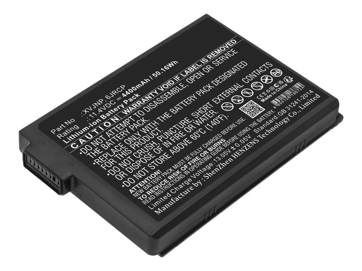DLH - Batterie de portable (équivalent à : Dell 6JRCP, Dell XVJNP) - Lithium Ion - 4400 mAh - 51 Wh - pour Dell Latitude 5430 Rugged, 7330 - DWXL4953-B051Q2 - Batteries spécifiques