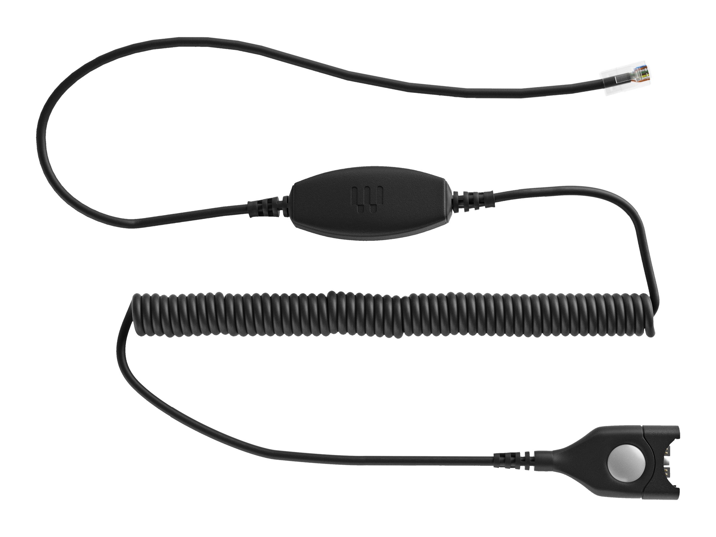 EPOS CXHS 01 - Câble pour casque micro - EasyDisconnect pour RJ-9 mâle - bobiné - 1000844 - Câbles pour écouteurs