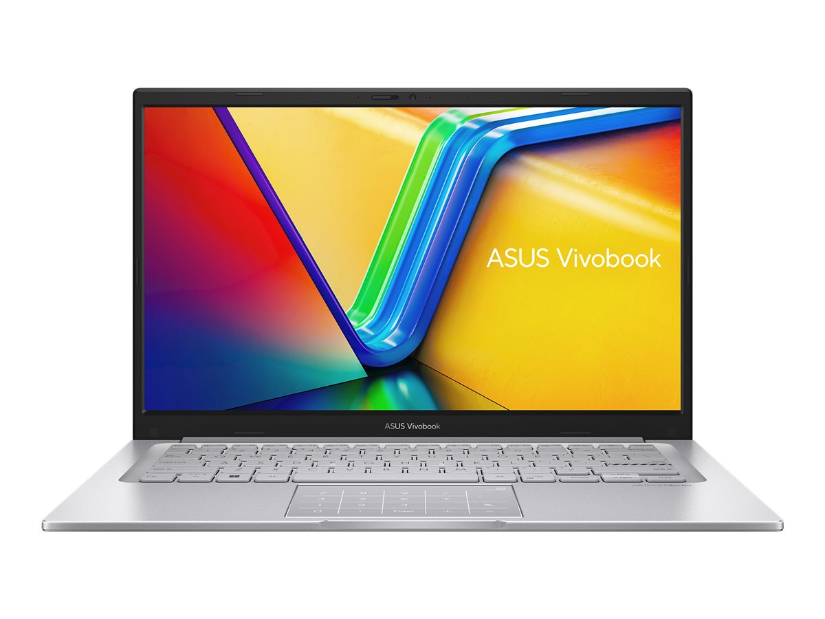 ASUS VivoBook 14 X1404ZA-EB393W - Conception de charnière à 180 degrés - Intel Core i5 - 1235U / jusqu'à 4.4 GHz - Win 11 Home - Carte graphique Intel Iris Xe - 16 Go RAM - 512 Go SSD NVMe - 14" 1920 x 1080 (Full HD) - Wi-Fi 6E, Bluetooth - argent transparent - 90NB1002-M00FM0 - Ordinateurs portables