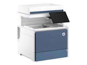 HP LaserJet Enterprise Flow MFP 6800zf - Imprimante multifonctions - couleur - laser - Legal (216 x 356 mm) (original) - A4/Legal (support) - jusqu'à 52 ppm (copie) - jusqu'à 52 ppm (impression) - 650 feuilles - 33.6 Kbits/s - Gigabit LAN, USB 3.0, hôte USB 2.0, hôte USB 3.0 - 6QN36A#B19 - Imprimantes multifonctions