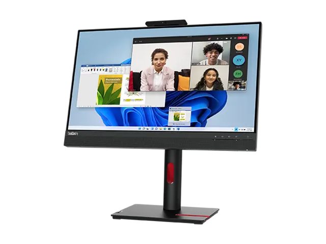 Lenovo ThinkCentre Tiny-in-One 24 Gen 5 - Écran LED - 23.8" (23.8" visualisable) - écran tactile - 1920 x 1080 Full HD (1080p) @ 60 Hz - IPS - 250 cd/m² - 1000:1 - 4 ms - HDMI, DisplayPort - haut-parleurs - noir corbeau - 12NBGAT1EU - Écrans d'ordinateur