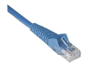 Eaton Tripp Lite Series Cat6 Gigabit Snagless Molded (UTP) Ethernet Cable (RJ45 M/M), PoE, Blue, 15 ft. (4.57 m) - Cordon de raccordement - RJ-45 (M) pour RJ-45 (M) - 4.6 m - UTP - CAT 6 - moulé, sans crochet, bloqué - bleu - N201-015-BL - Câbles de raccordement