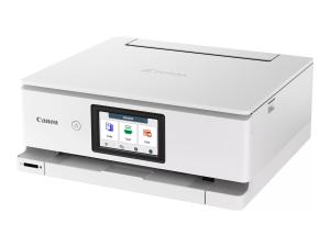 Canon PIXMA TS8751 - Imprimante multifonctions - couleur - jet d'encre - Legal (216 x 356 mm) (original) - A4/Legal (support) - jusqu'à 15 ipm (impression) - 200 feuilles - USB 2.0, Wi-Fi(ac) - blanc - 6152C026 - Imprimantes multifonctions