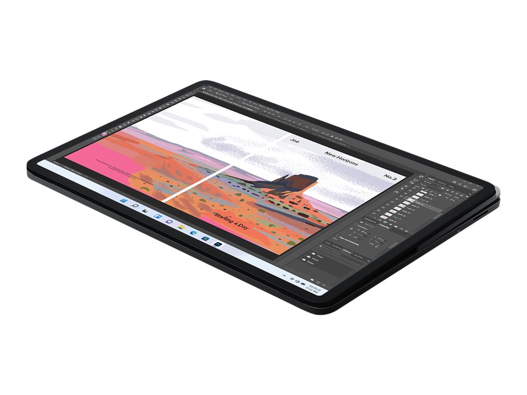 Microsoft Surface Laptop Studio - Coulissante - Intel Core i5 - 11300H / jusqu'à 4.4 GHz - Win 11 Pro - Carte graphique Intel Iris Xe - 16 Go RAM - 512 Go SSD - 14.4" écran tactile 2400 x 1600 @ 120 Hz - Wi-Fi 6 - platine - commercial - 9Y1-00006 - Ordinateurs portables
