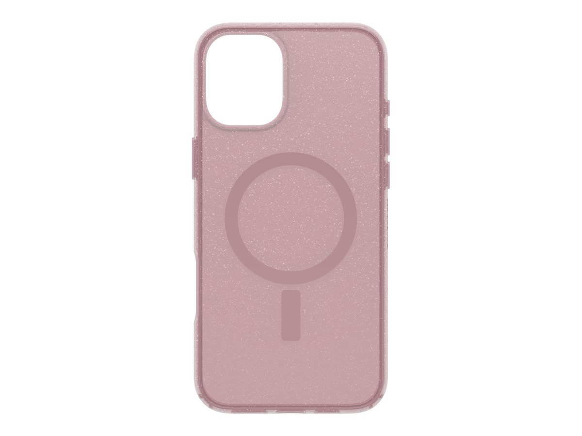 OtterBox Symmetry Series - Coque de protection pour téléphone portable - compatibilité avec MagSafe - couche de polycarbonate, élastomère thermoplastique (TPE) - baie de baies de cerises (rose) - pour Apple iPhone 16 Plus - 77-96360 - Coques et étuis pour téléphone portable