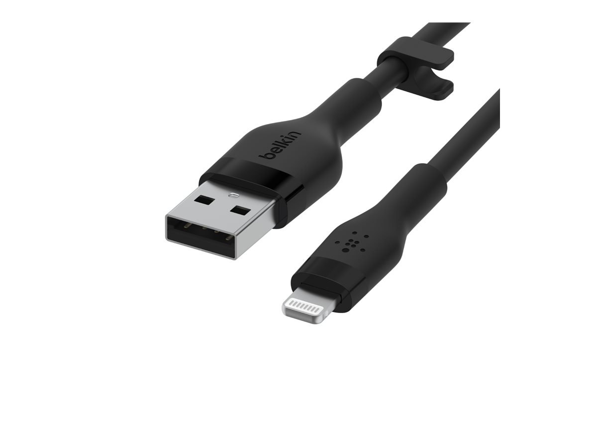Belkin BOOST CHARGE - Câble Lightning - USB mâle pour Lightning mâle - 1 m - noir - CAA008BT1MBK - Câbles spéciaux