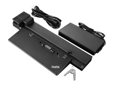 Lenovo ThinkPad Workstation Dock - Réplicateur de port - VGA, DVI, HDMI, 2 x DP - 230 Watt - Corée, Europe - pour ThinkPad P50 20EN, 20EQ; P51; P70 20ER, 20ES; P71 - 40A50230EU - Stations d'accueil pour ordinateur portable