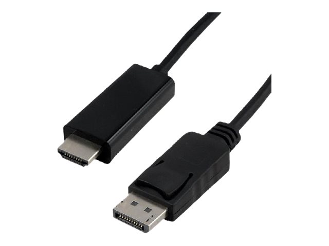 MCL - Câble adaptateur - DisplayPort mâle pour HDMI mâle - 3 m - noir - MC392-3M - Accessoires pour téléviseurs