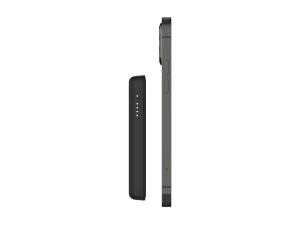 Belkin BOOST CHARGE - Banque d'alimentation - 2500 mAh - 7.5 Watt (MagSafe) - noir - BPD002BTBK - Adaptateurs électriques et chargeurs