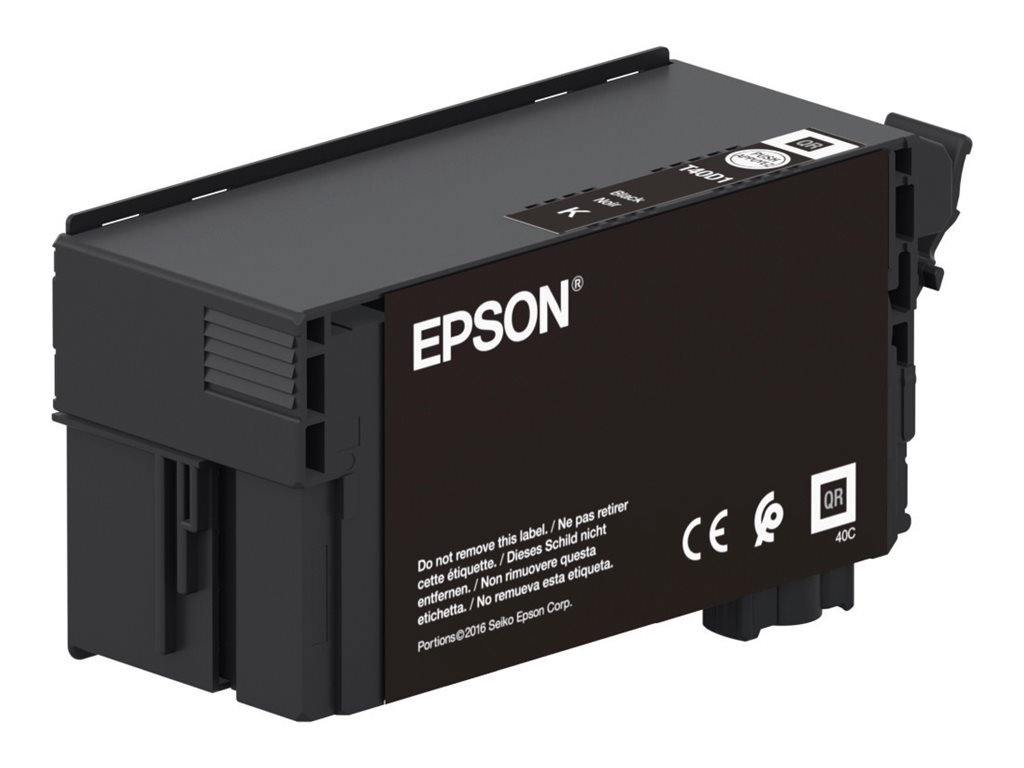 Epson T40D140 - 80 ml - noir - original - cartouche d'encre - pour SureColor SC-T2100, SC-T3100, SC-T3100M, SC-T3100N, SC-T5100, SC-T5100M, SC-T5100N - C13T40D140 - Cartouches d'encre Epson