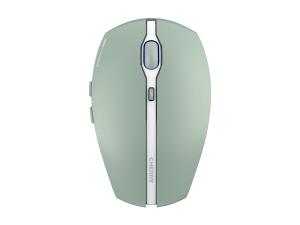 CHERRY GENTIX BT - Souris - optique - 7 boutons - sans fil - Bluetooth 4.0 - vert agave - JW-7500-18 - Souris