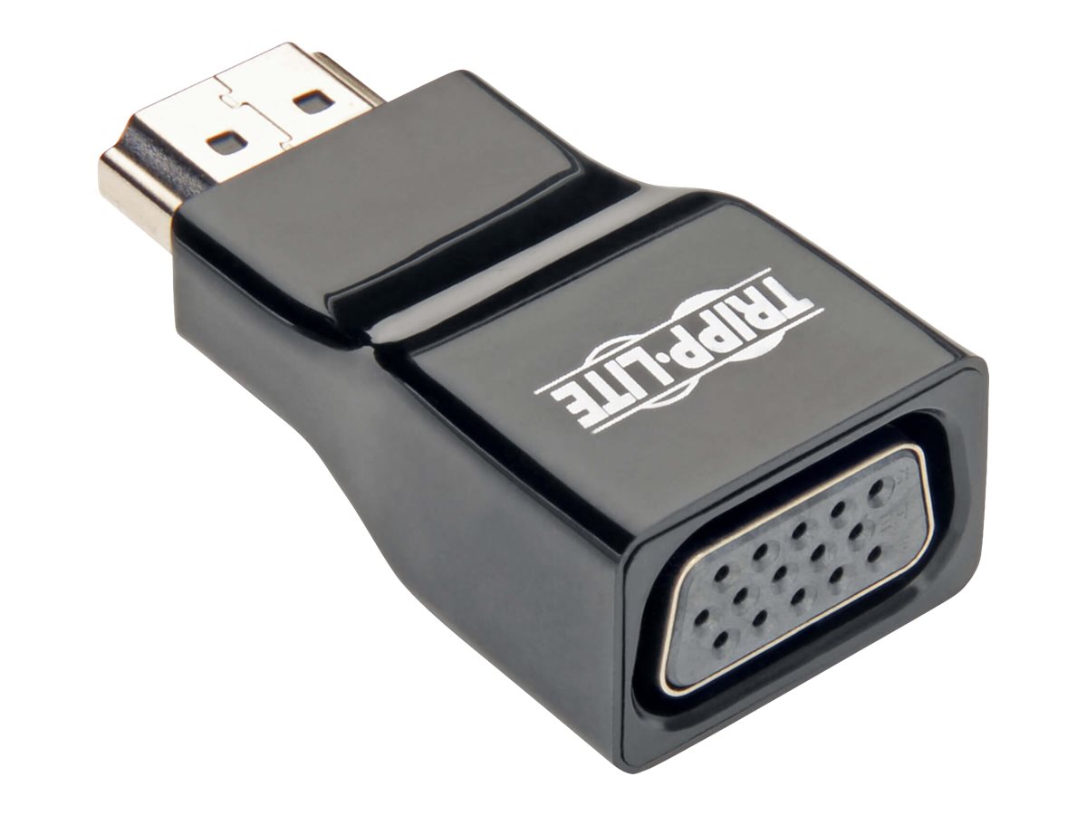 Tripp Lite HDMI to VGA Adapter Converter for Ultrabook / Laptop Chromebook - Adaptateur vidéo - HDMI mâle pour HD-15 (VGA) femelle - moulé - P131-000 - Accessoires pour téléviseurs