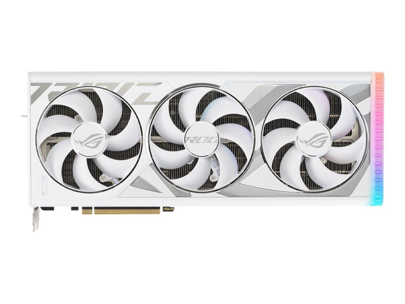 ASUS ROG Strix GeForce RTX 4090 - OC Edition - carte graphique - NVIDIA GeForce RTX 4090 - 24 Go GDDR6X - PCIe 4.0 - 2 x HDMI, 3 x DisplayPort - blanc - 90YV0ID2-M0NA00 - Adaptateurs vidéo grand public