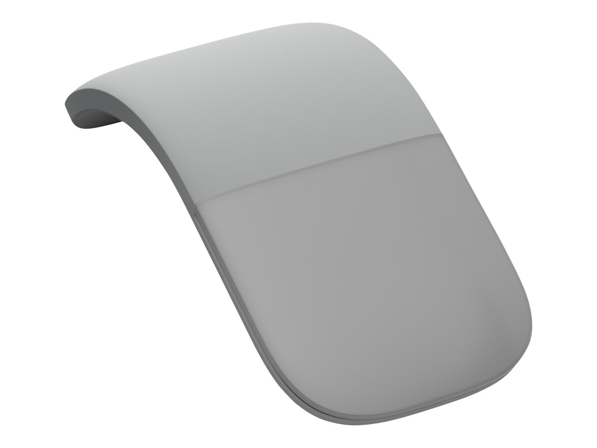 Microsoft Surface Arc Mouse - Souris - optique - 2 boutons - sans fil - Bluetooth 4.1 - gris clair - pour Surface Laptop - CZV-00002 - Souris