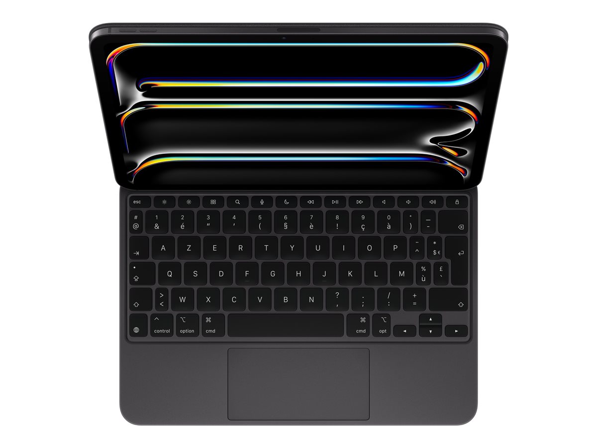 Apple Magic Keyboard - Clavier et étui - avec trackpad - rétroéclairé - Apple Smart connector - AZERTY - Français - noir - MWR23F/A - Claviers