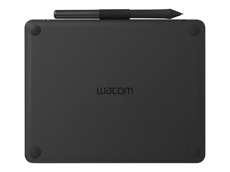 Stylet créatif Wacom Intuos Moyen - Numériseur - 21.6 x 13.5 cm - électromagnétique - 4 boutons - sans fil, filaire - USB, Bluetooth - noir - CTL-6100WLK-S - Tablettes graphiques et tableaux blancs
