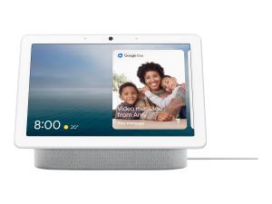 Google Nest Hub Max - Affichage intelligent - LCD de 10" - Canal 2.1 - sans fil - IEEE 802.11b/g/n/ac, Bluetooth - craie - GA00426-FR - Écrans intelligents