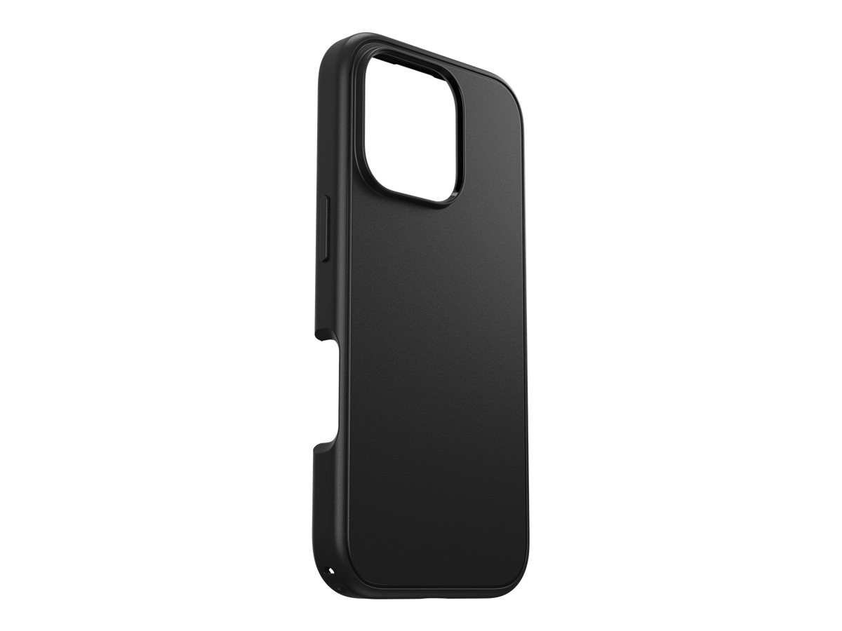 OtterBox Symmetry Series - Coque de protection pour téléphone portable - compatibilité avec MagSafe - couche de polycarbonate, élastomère thermoplastique (TPE) - noir - pour Apple iPhone 16 Pro - 77-96561 - Coques et étuis pour téléphone portable