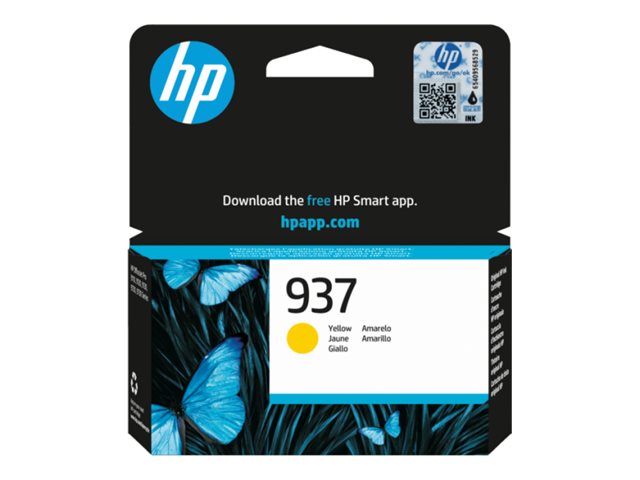 HP 937 - Jaune - original - cartouche d'encre - 4S6W4NE#SE1 - Cartouches d'encre HP