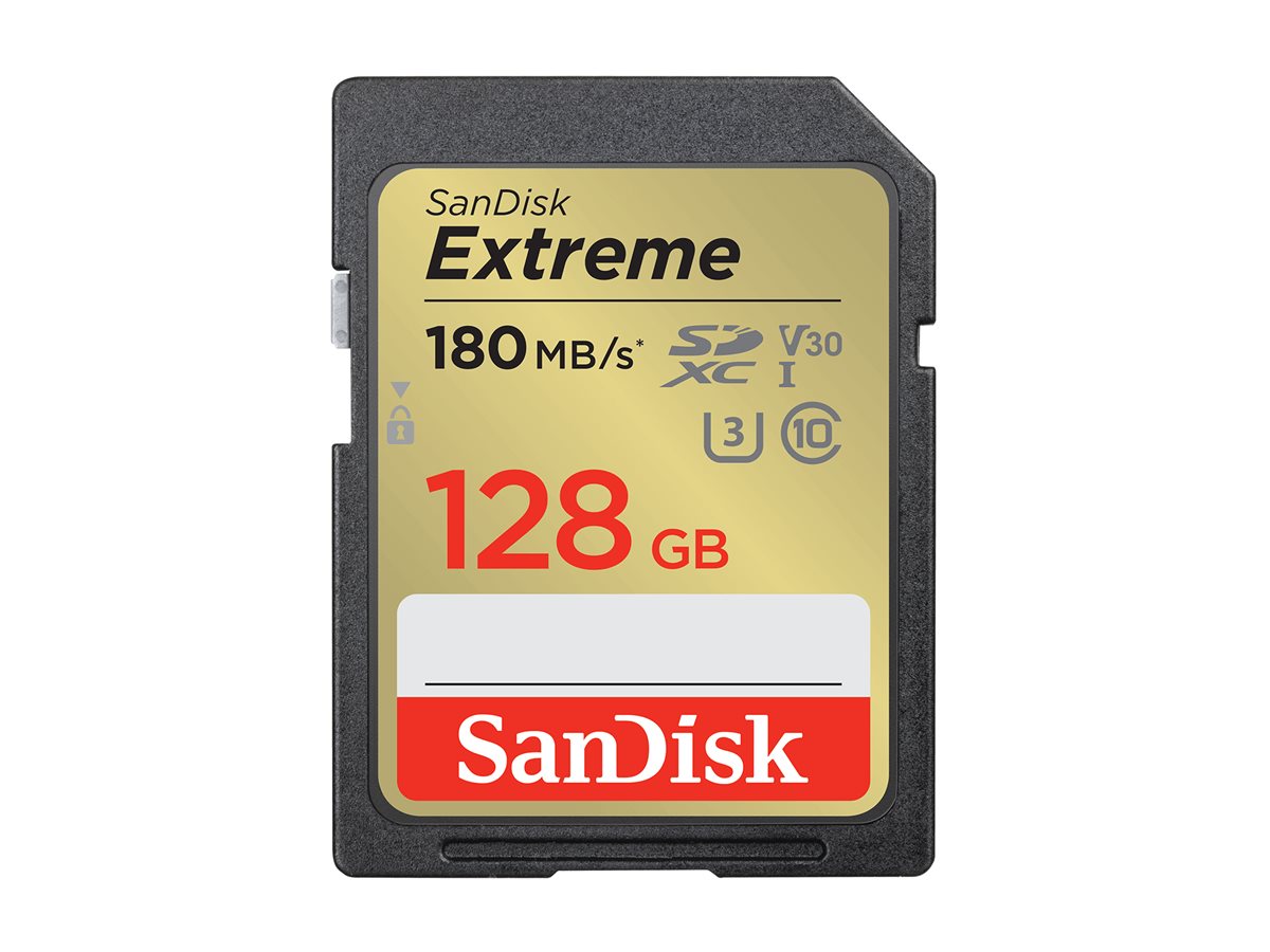 SanDisk - Carte mémoire flash (adaptateur microSDXC vers SD inclus(e)) - 128 Go - Video Class V30 / UHS-I U3 / Class10 - microSDXC UHS-I - SDSDXVA-128G-GNCIN - Cartes flash