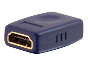 C2G Velocity HDMI Coupler - Coupleur HDMI - HDMI femelle pour HDMI femelle - bleu - 80146 - Accessoires pour systèmes audio domestiques