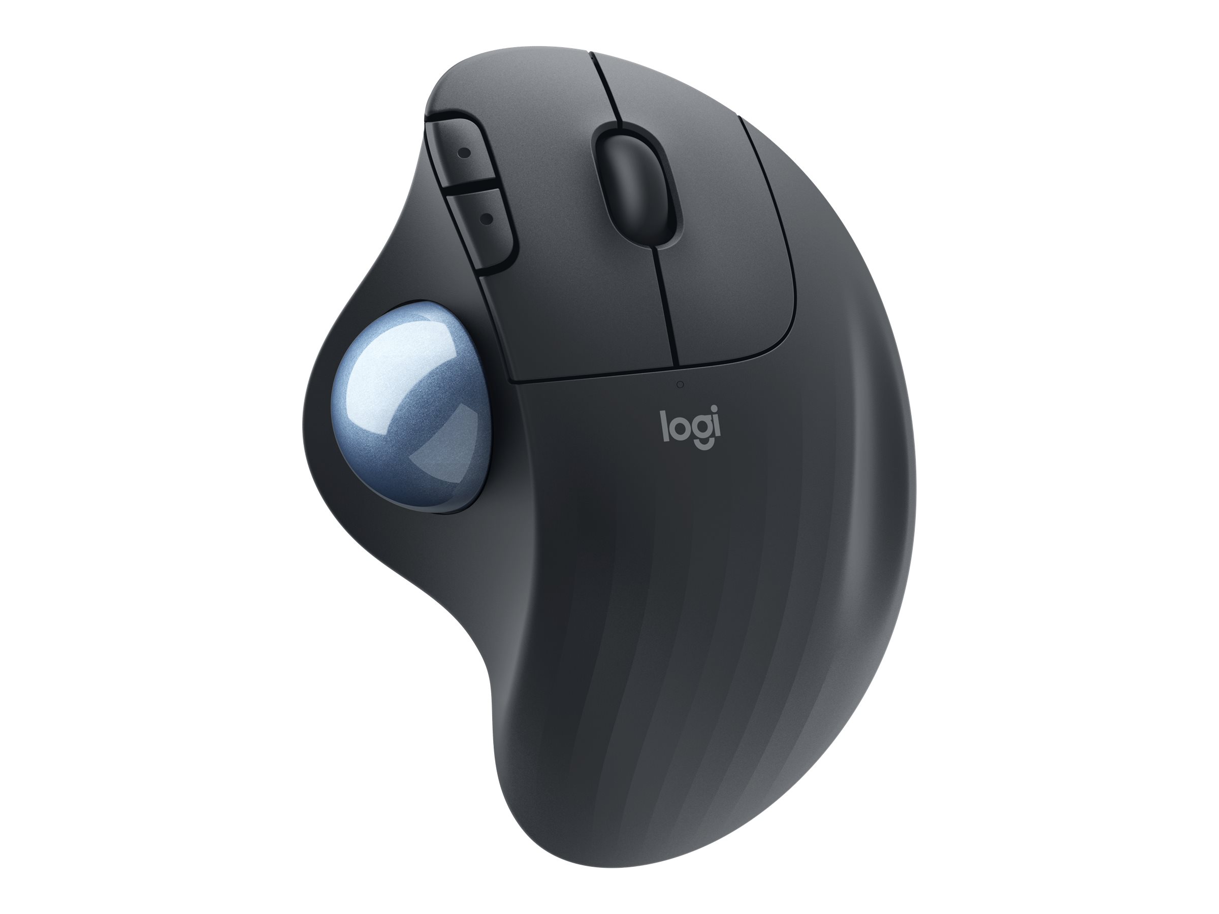 Logitech Ergo Series ERGO M575 pour les entreprises - Boule de commande - pour droitiers - optique - 5 boutons - sans fil - Bluetooth - récepteur USB Logitech Logi Bolt - graphite - 910-006221 - Dispositifs de pointage
