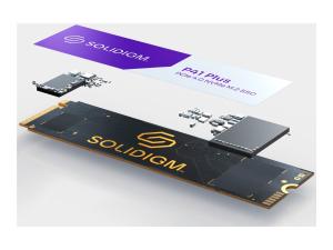 Solidigm P41 Plus Series - SSD - 512 Go - interne - M.2 2280 - PCIe 4.0 x4 (NVMe) - SSDPFKNU512GZX1 - Disques SSD