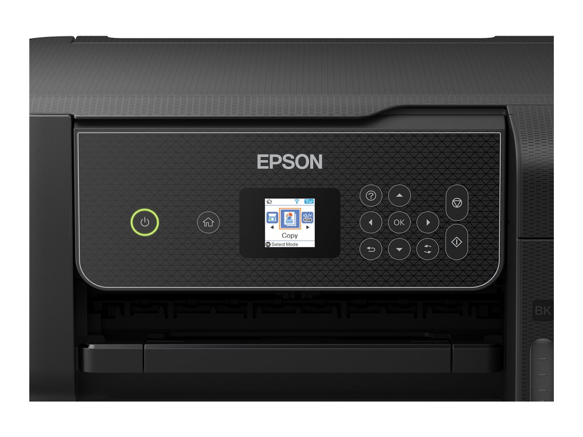 Epson EcoTank ET-2875 - Imprimante multifonctions - couleur - jet d'encre - ITS - A4 (support) - jusqu'à 10 ppm (impression) - 100 feuilles - USB, Wi-Fi - noir - C11CJ66424 - Imprimantes multifonctions