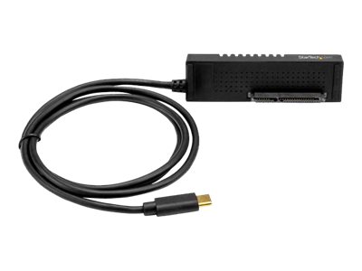 StarTech.com USB 3.1 SATA - Adaptateur USB-C SATA - Pour HDD/SSD SATA 2,5"/3,5" - 10 Gb/s - Câble adaptateur disque dur - USB vers SATA - Contrôleur de stockage - 2.5", 3.5" - SATA 6Gb/s - USB 3.1 (Gen 2) - noir - pour P/N: SVA12M2NEUA, SVA12M5NA - USB31C2SAT3 - Adaptateurs de stockage