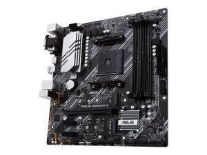 ASUS PRIME B550M-A - Carte-mère - micro ATX - Socket AM4 - AMD B550 Chipset - USB 3.2 Gen 1, USB 3.2 Gen 2 - Gigabit LAN - carte graphique embarquée (unité centrale requise) - audio HD (8 canaux) - 90MB14I0-M0EAY0 - Cartes mères (pour processeurs AMD)