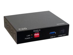 C2G 4K HDMI over IP Decoder - 4K 60Hz - Rallonge vidéo/audio/infrarouge/série - HDMI - jusqu'à 100 m - 29976 - Prolongateurs de signal