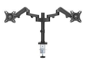 Neomounts DS70-750BL2 - Kit de montage (support de montage pour bureau) - bras double réglable en hauteur et en mouvement - pour 2 écrans LCD - noir - Taille d'écran : 17"-27" - pinces montables, oeillet - DS70-750BL2 - Montages pour TV et moniteur