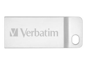 Verbatim Metal Executive - Clé USB - 64 Go - USB - argent - 98750 - Lecteurs flash