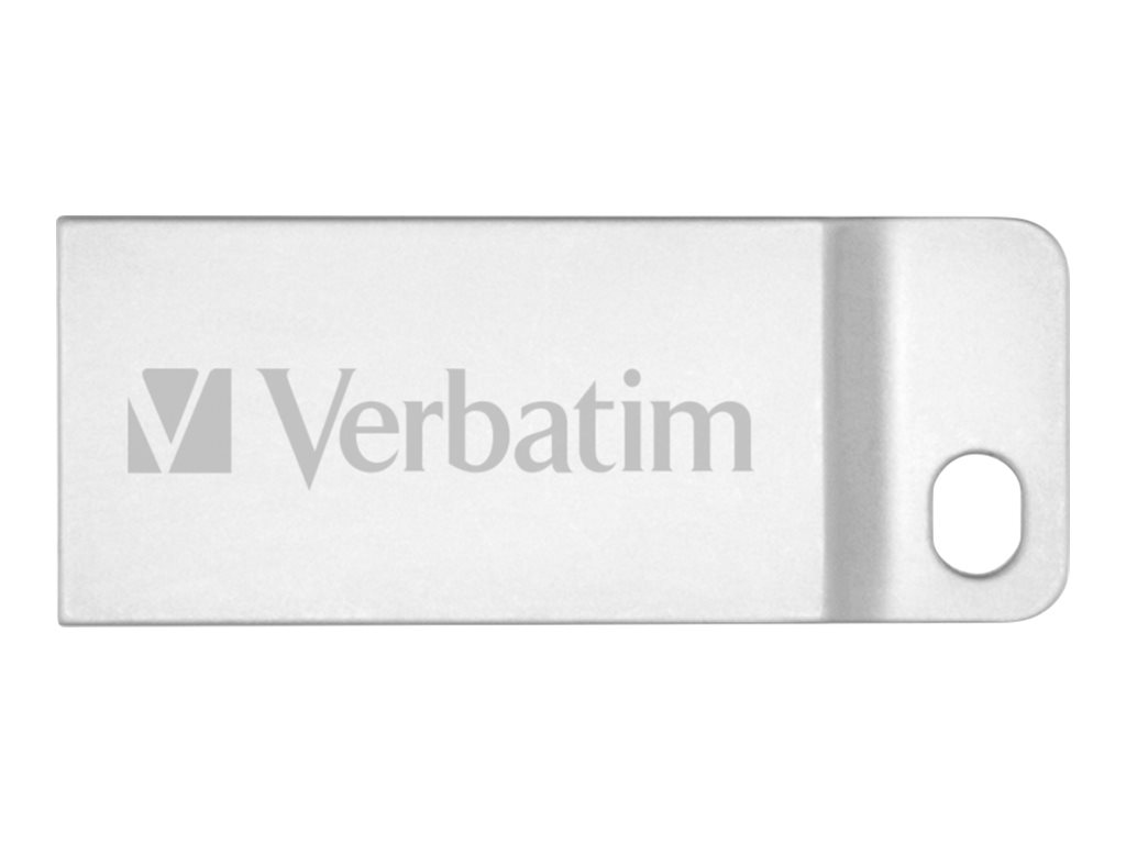 Verbatim Metal Executive - Clé USB - 64 Go - USB - argent - 98750 - Lecteurs flash