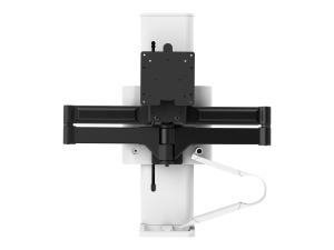 Ergotron TRACE - Kit de montage (pivot, base, entretoise VESA, colonne de levage, bras d'extension, pince de bureau 2 pièces, canal de gestion du câble) - Technologie brevetée Constant Force - pour Écran LCD - blanc - Taille d'écran : 21.5-38" - 45-630-216 - Accessoires pour écran