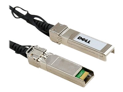 Dell - Câble d'attache directe 10GBase - SFP+ (M) pour SFP+ (M) - 2 m - twinaxial - pour Networking S6010; PowerSwitch S4112, S5212, S5232, S5296; ProSupport Plus N3132 - 470-ABPS - Câbles réseau spéciaux