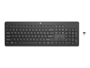 HP 230 - Clavier - sans fil - 2.4 GHz - noir - pour Victus by HP Laptop 16; Chromebase 22; Laptop 14, 15, 16, 17; Pavilion 15; Portable 14, 27 - 3L1E7AA - Claviers