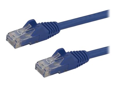 StarTech.com Câble réseau Cat6 Gigabit UTP sans crochet de 3m - Cordon Ethernet RJ45 anti-accroc - Câble patch Mâle / Mâle - Bleu - Cordon de raccordement - RJ-45 (M) pour RJ-45 (M) - 3 m - UTP - CAT 6 - moulé, sans crochet - bleu - N6PATC3MBL - Câbles à paire torsadée