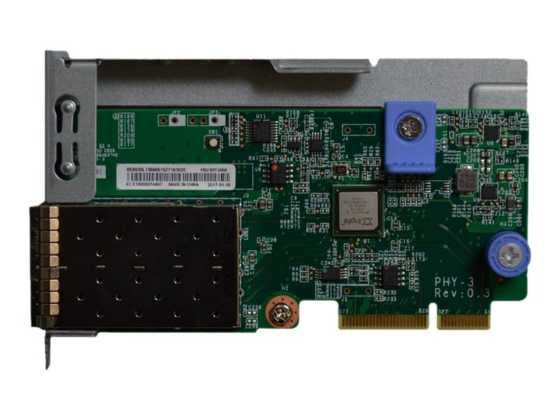 Lenovo ThinkSystem - Adaptateur réseau - LAN-on-motherboard (LOM) - 10 Gigabit SFP+ x 2 - pour ThinkAgile HX2320 Appliance; VX3320 Appliance - 7ZT7A00546 - Cartes réseau