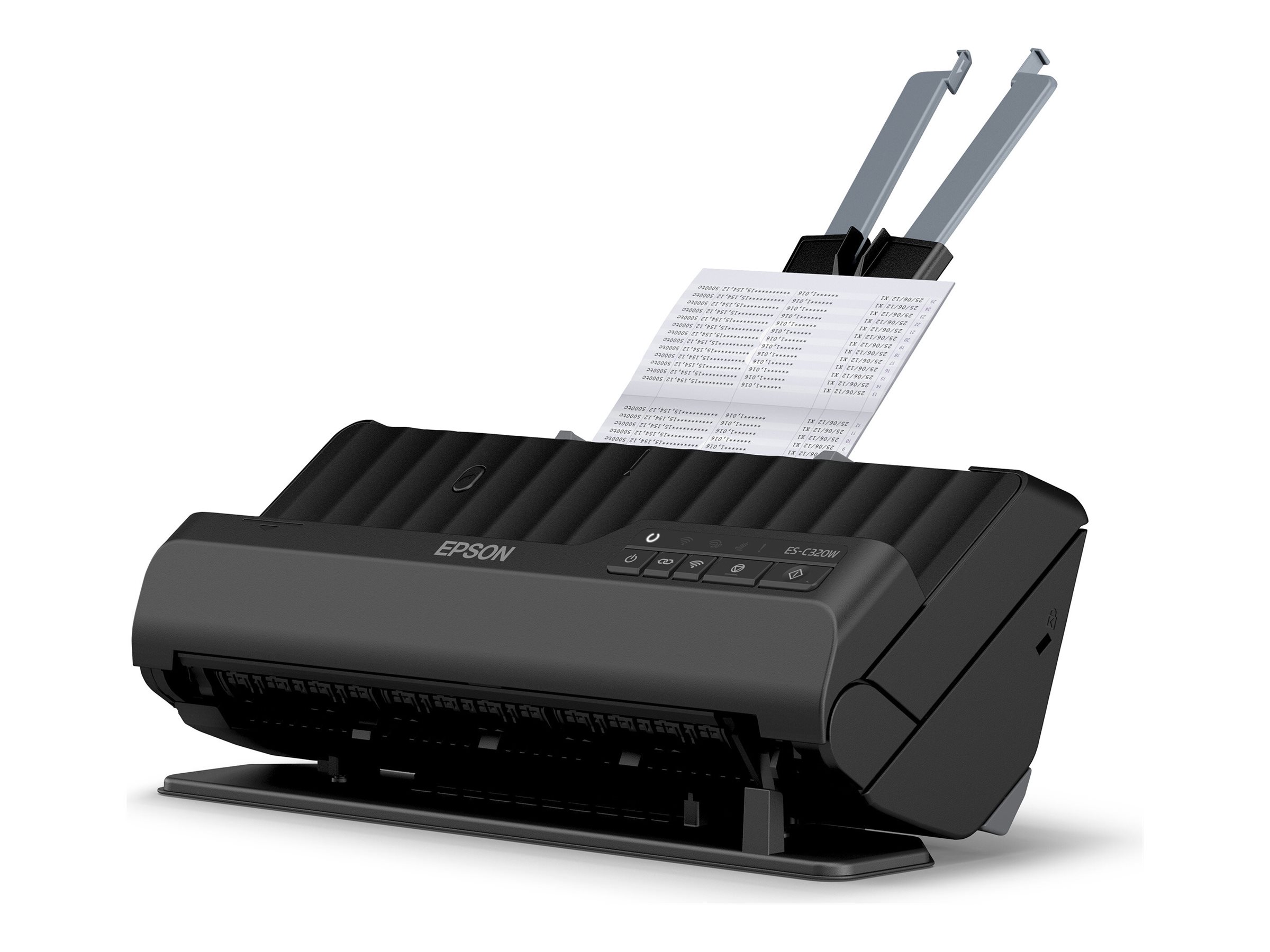 Epson ES-C320W - Scanner à feuilles - Recto-verso - A4/Legal - 600 dpi x 600 dpi - Chargeur automatique de documents (20 feuilles) - jusqu'à 3500 pages par jour - USB 2.0, Wi-Fi(n) - B11B270401 - Scanneurs de documents