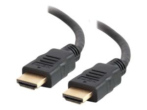 C2G 3m High Speed HDMI Cable with Ethernet - 4K - UltraHD - Câble HDMI avec Ethernet - HDMI mâle pour HDMI mâle - 3 m - noir - pour Dell Inspiron 3847 - 82006 - Câbles HDMI