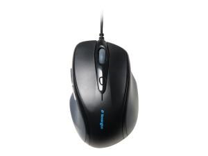 Kensington Pro Fit Full-Size - Souris - pour droitiers - optique - 5 boutons - filaire - USB - noir - K72369EU - Souris