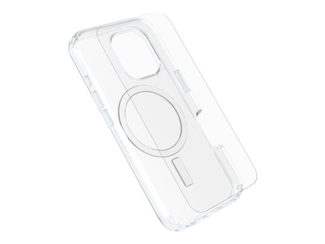 OtterBox Symmetry Series - Coque de protection pour téléphone portable - compatibilité avec MagSafe - clair - avec Protection d'écran en verre de première qualité - 78-81451 - Coques et étuis pour téléphone portable