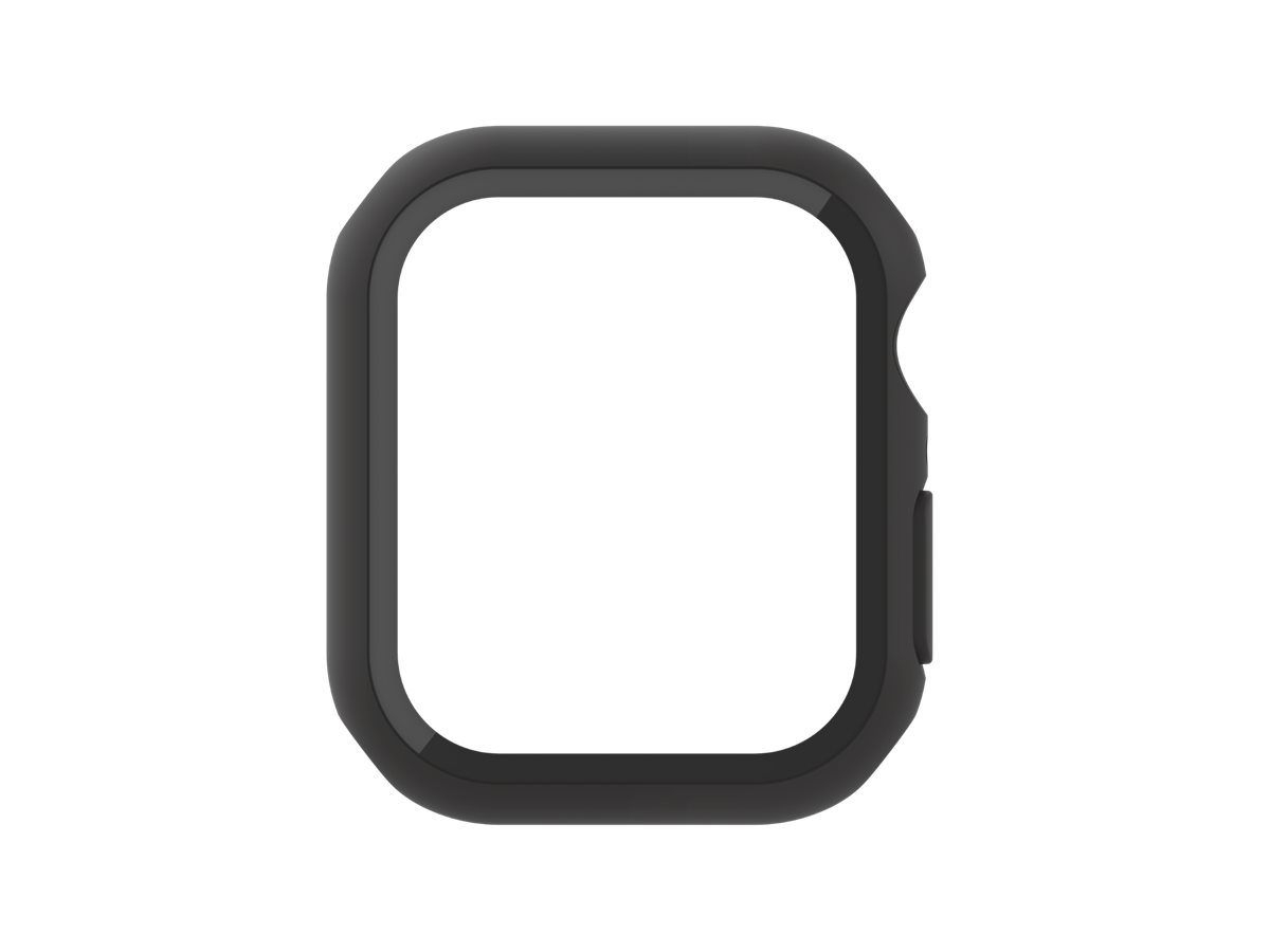 Belkin SCREENFORCE TemperedCurve - Pare-chocs pour montre intelligente - protecteur d'écran - polycarbonate, verre trempé (9H) - noir - OVG003ZZBK-REV - Accessoires pour smart watch