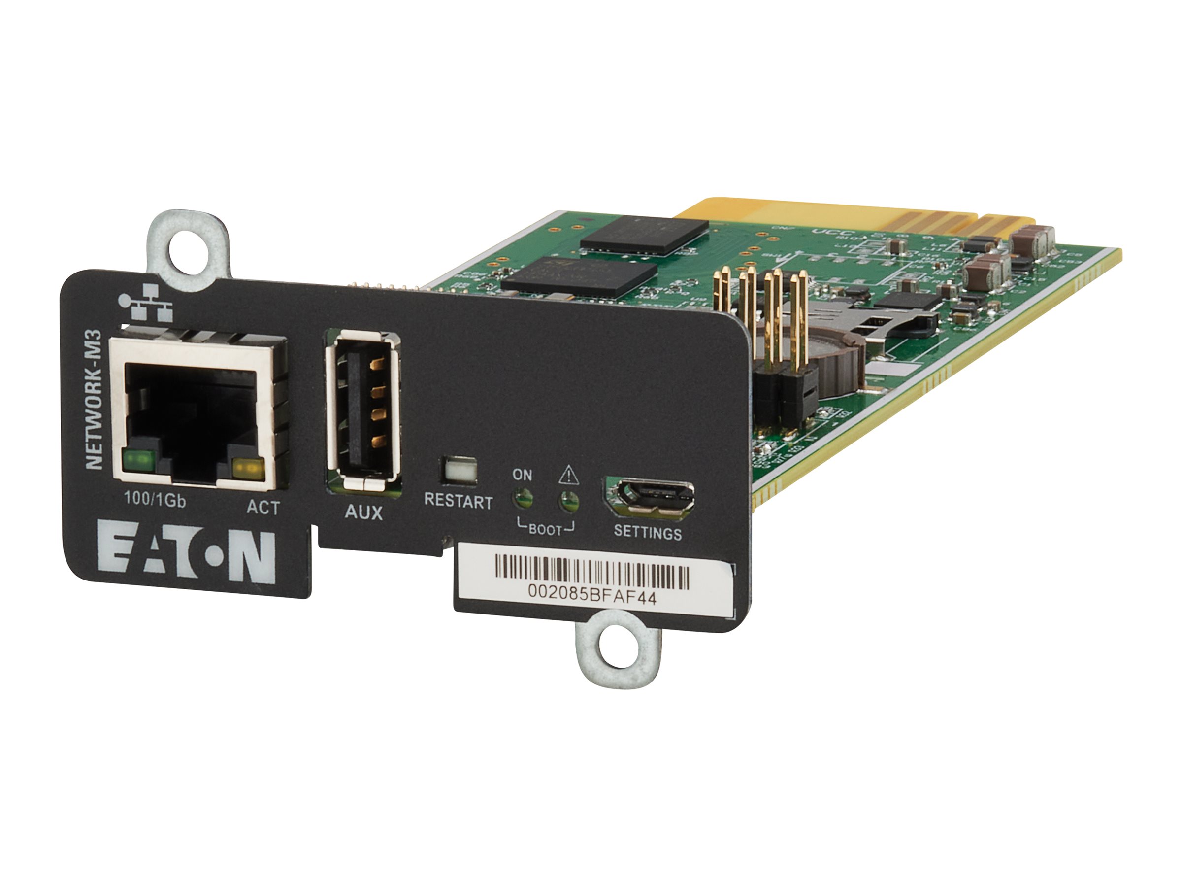 Eaton Network Card-M3 - Carte de supervision distante - Gigabit Ethernet x 1 - NETWORK-M3 - Adaptateurs réseau filaires