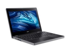Acer TravelMate B3 Spin 11 TMB311R-33 - Conception inclinable - Intel N-series - N100 / jusqu'à 3.4 GHz - Win 11 Pro Education - UHD Graphics - 4 Go RAM - 64 Go eMMC - 11.6" IPS écran tactile 1366 x 768 - IEEE 802.11b, IEEE 802.11a, IEEE 802.11g, IEEE 802.11n, IEEE 802.11ac, IEEE 802.11ax (Wi-Fi 6E), Bluetooth 5.3 - Wi-Fi 6E, Bluetooth - schiste noir - clavier : Français - NX.VYNEF.003 - Ordinateurs portables