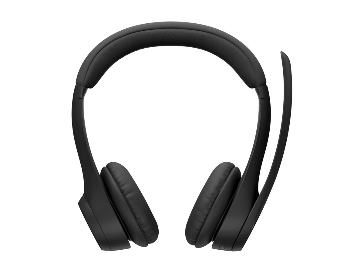 Logitech Zone 305 - Micro-casque - sur-oreille - Bluetooth - sans fil - USB-C via un adaptateur Bluetooth - isolation acoustique - Certifié pour Zoom Rooms, Certifié Google Meet, Works With Chromebook Certified, Works With Google Voice - 981-001453 - Écouteurs