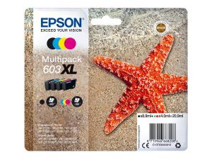 Epson 603XL Multipack - Pack de 4 - XL - noir, jaune, cyan, magenta - original - blister - cartouche d'encre - pour Expression Home XP-2150, 2155, 3150, 3155, 4150, 4155; WorkForce WF-2820, 2840, 2845, 2870 - C13T03A64010 - Cartouches d'imprimante