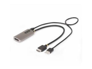 StarTech.com HDMI to DisplayPort Adapter, 8K 60Hz, Active Video Converter - Câble adaptateur - HDMI mâle pour DisplayPort femelle - 30 cm - gris sidéral - actif, support pour 8K60Hz, Unidirectionnel - 148B-HDMI-DP-8K - Câbles vidéo